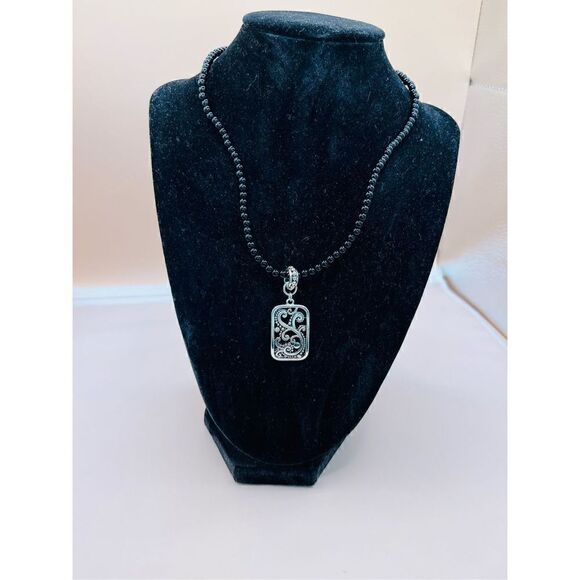 Bay Studio Women's Silver-Tone Paisley Necklace And Earring Set NWT - Picture 5 of 6